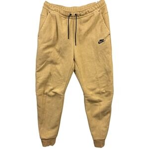 Nike Sportswear Tech Fleece Winterized Joggers Mens Large Gold DQ4808-722 NEW